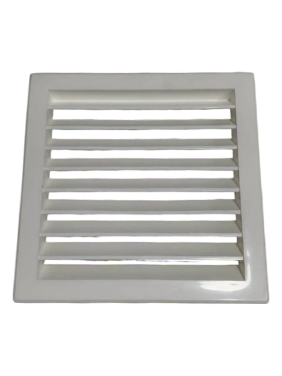 Rejilla plástica blanca de ventilación con láminas — Pacific Group