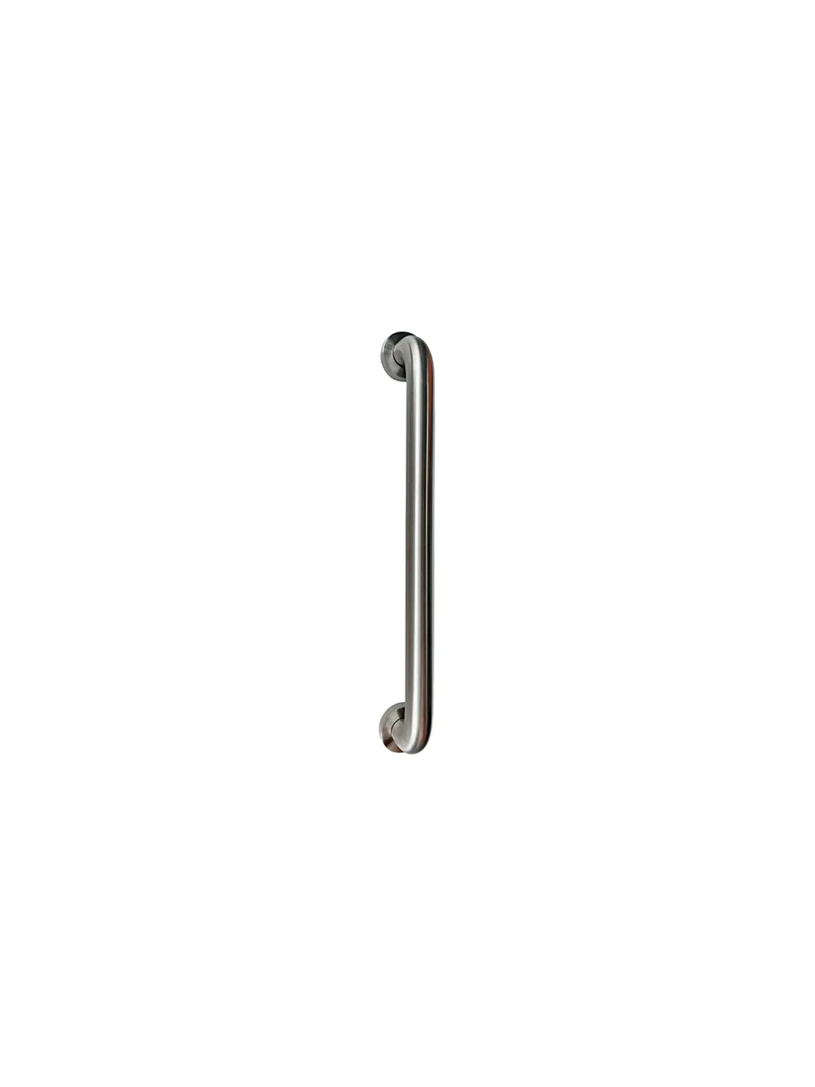 Barra de seguridad para baño en acero inoxidable, instalación vertical — Pacific Group