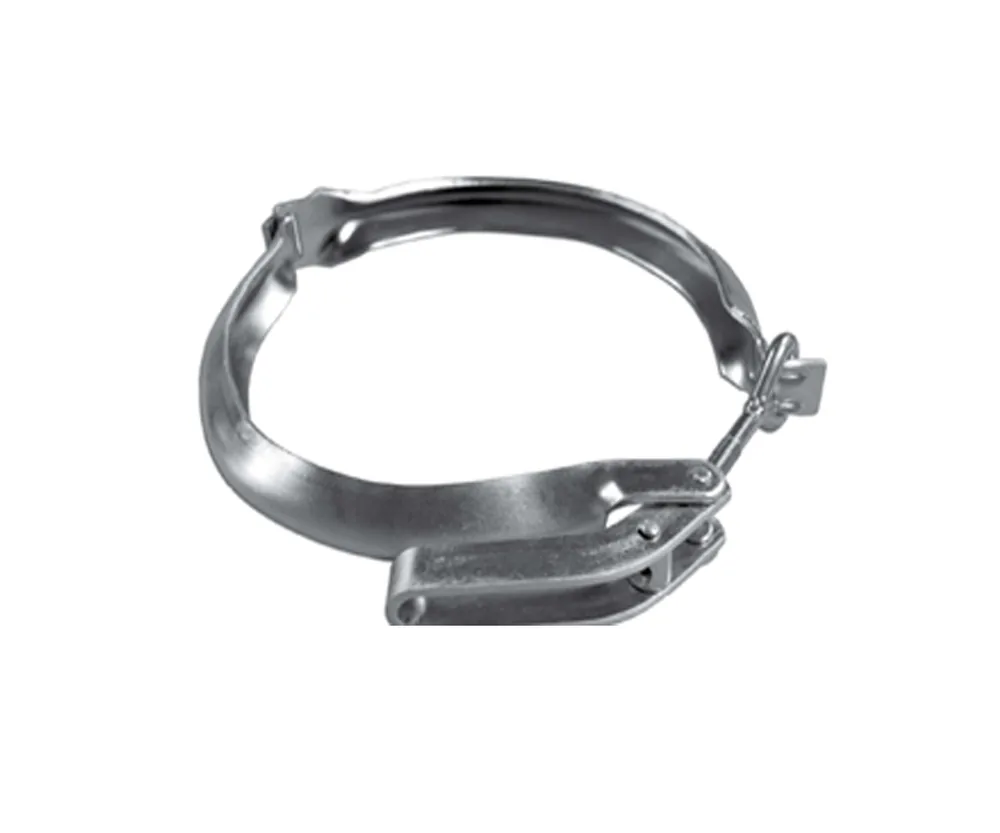 Abrazadera de acero inoxidable para acoples de manguera en equipos de hidrolavado