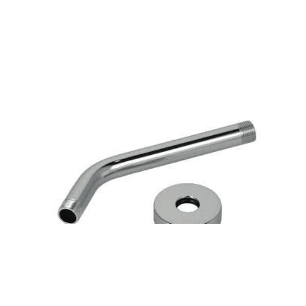 Tubo brazo de ducha cromado con roseta de pared — Pacific Group